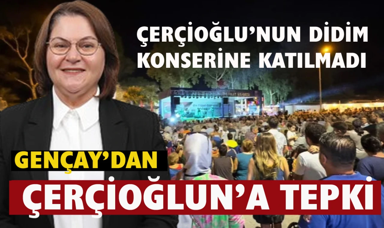 Gençay, Çerçioğlu’na tepkisini BŞB konserini protesto ederek gösterdi