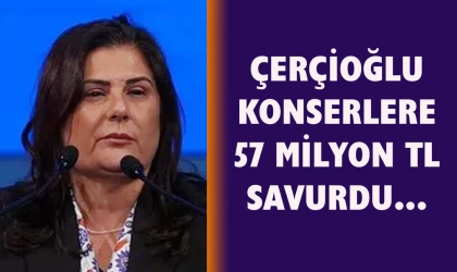Çerçioğlu, Aydın’ın 57 milyon lirasını konserlere savurdu