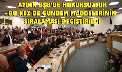 Aydın BŞB Meclisi’nde hukuksuz işleyiş devam ediyor
