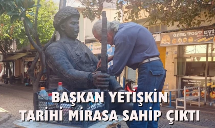 Danişmentli İsmail Efe’nin heykeli onarıldı